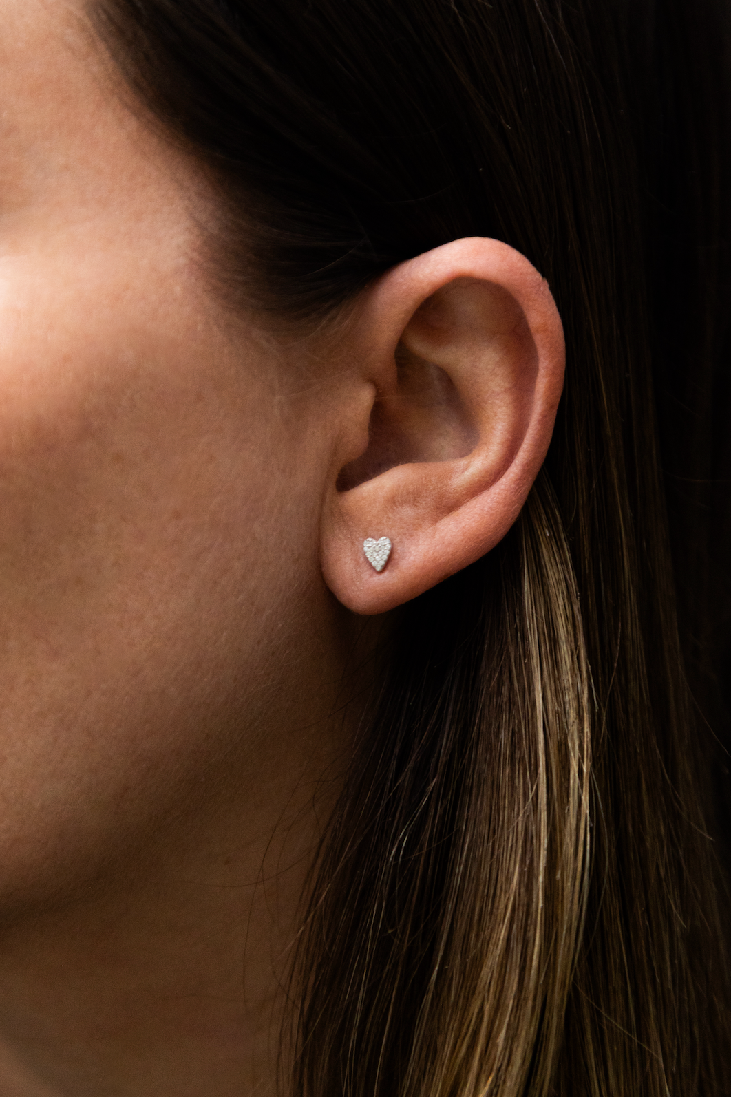 Aretes Corazón x PájaroPiedra