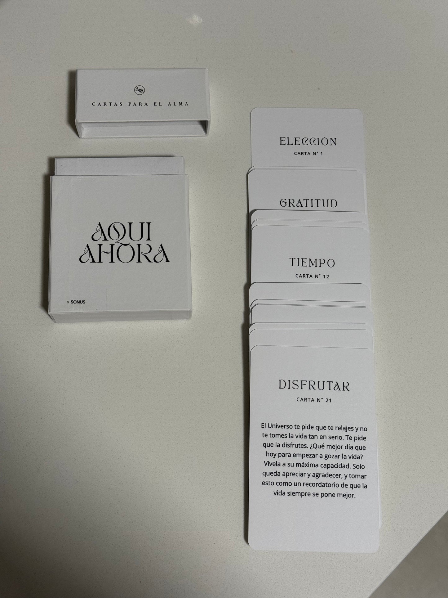 Cartas oráculo “Aquí y Ahora”
