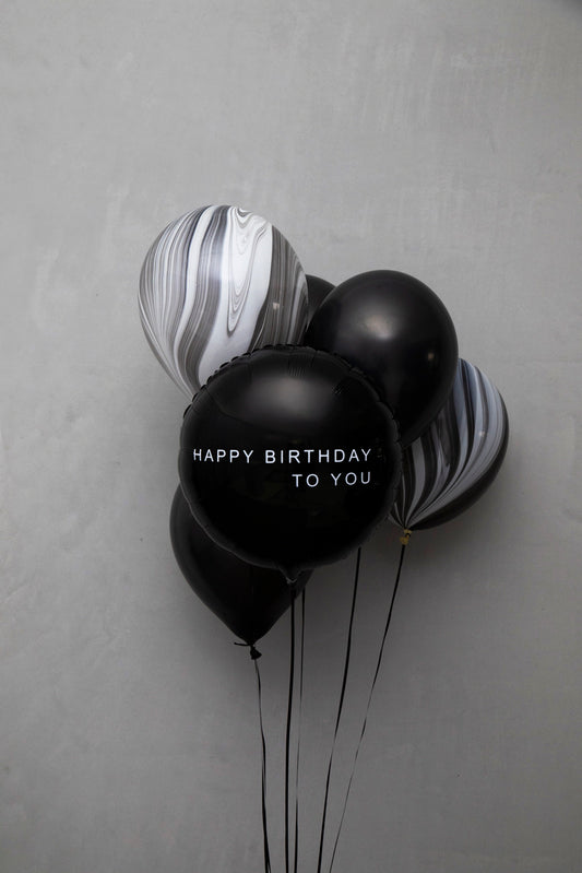 Ramo de Globos Negros