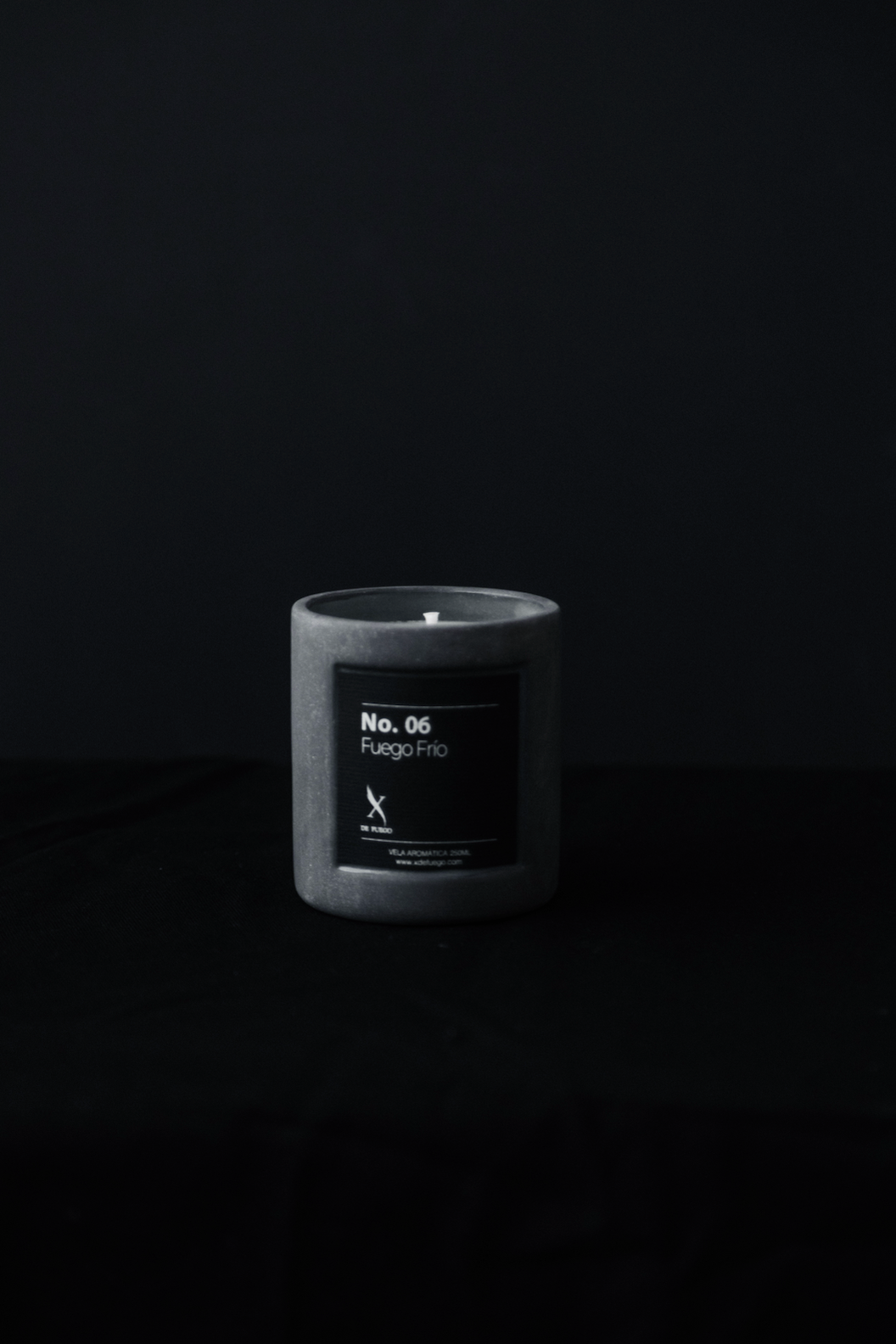 Vela Fuego Frío por X de fuego