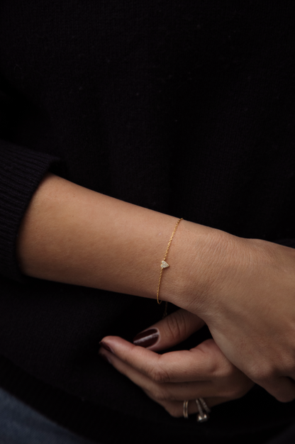 Pulsera Corazón x PájaroPiedra