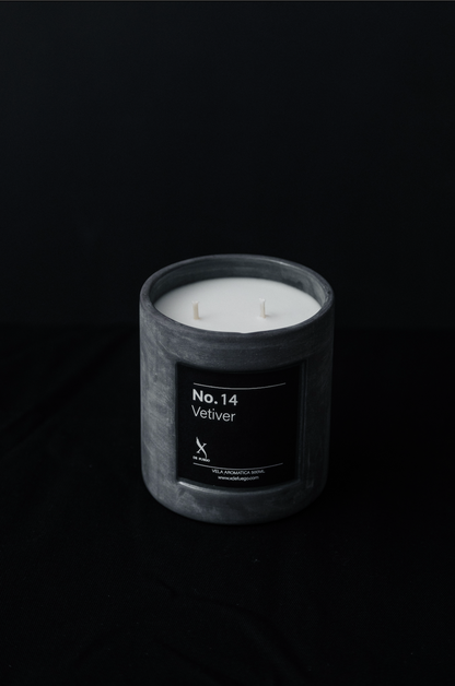 Vela Vetiver por X de fuego