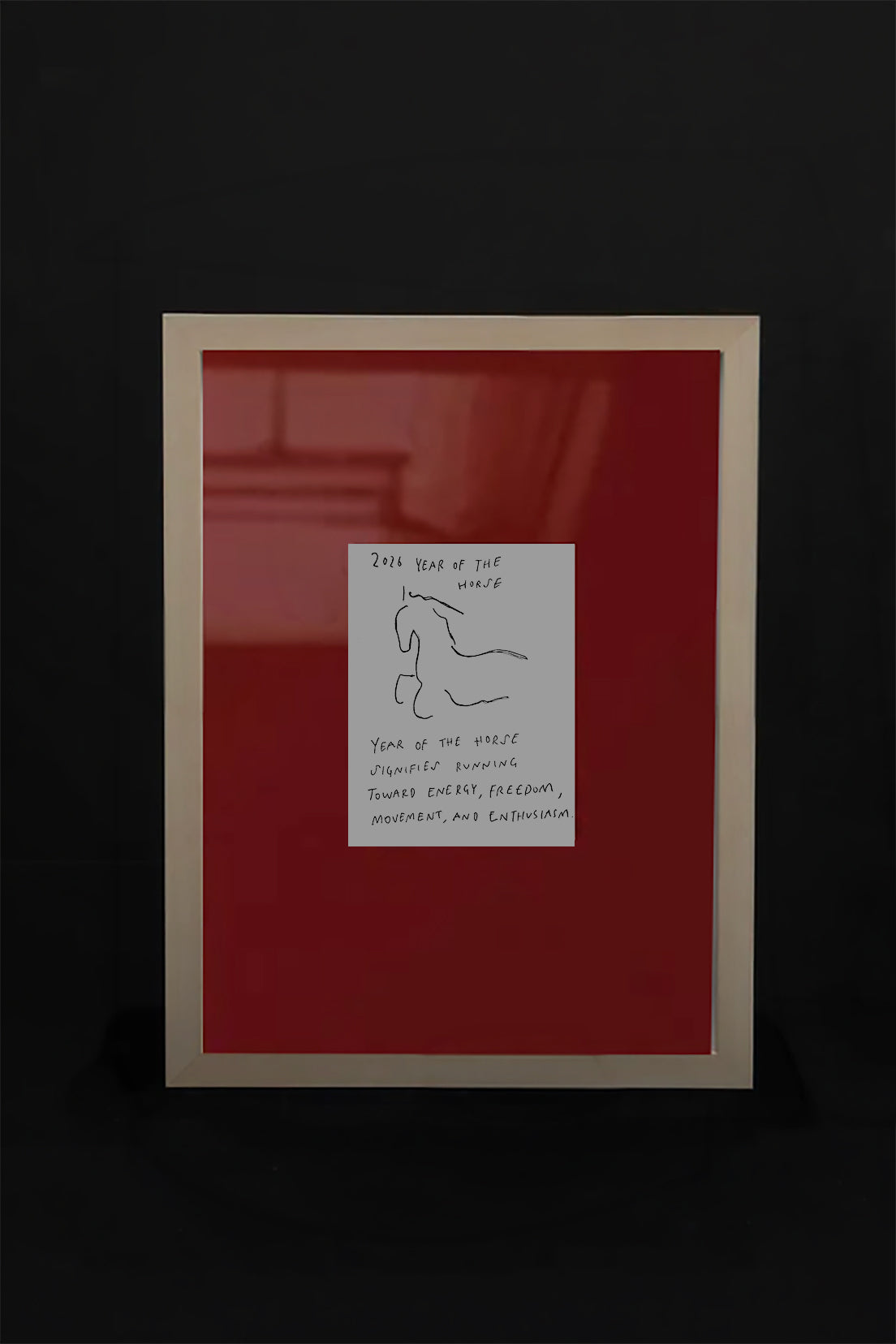 Cuadro Año del Caballo - M